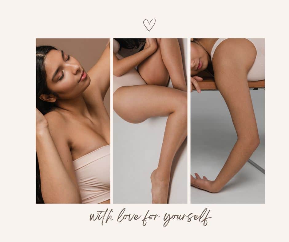 Self Love Pastel Body Positive Collage